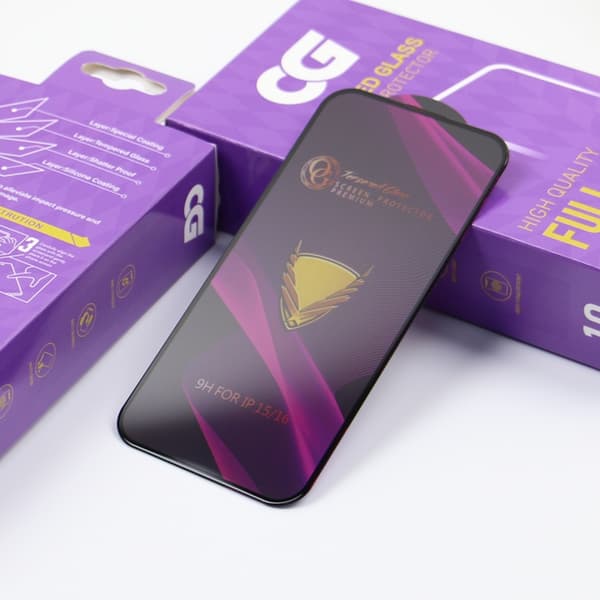 [10-Pack] iPhone 16 Pro Max/17 Pro Max Härdat Glas Skärmskydd OG Premium Svart