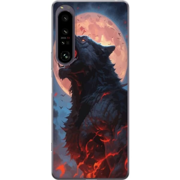 Mobilskal till Sony Xperia 1 IV med Ylande varg