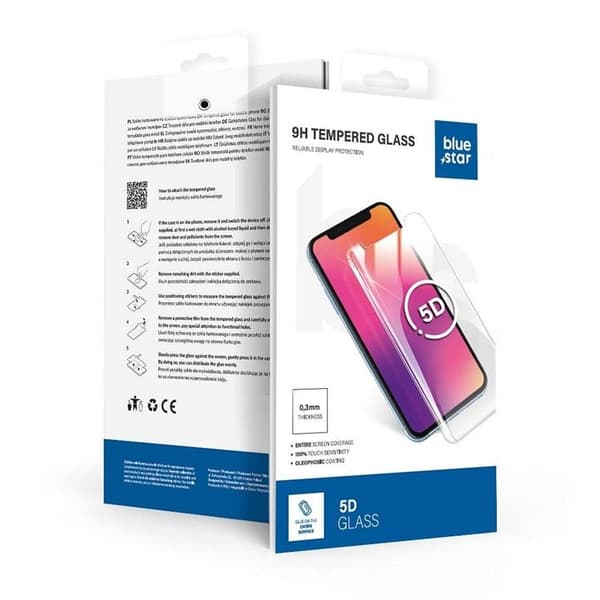 Blue Star hærdet glas til Samsung Galaxy S23+ (fuld lim)