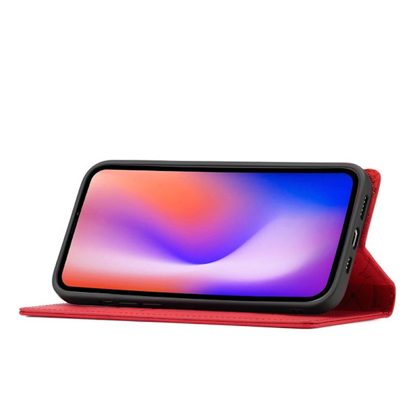 LC.IMEEKE Plånboksfodral för iPhone 12 / 12 Pro - Konstläder - Röd