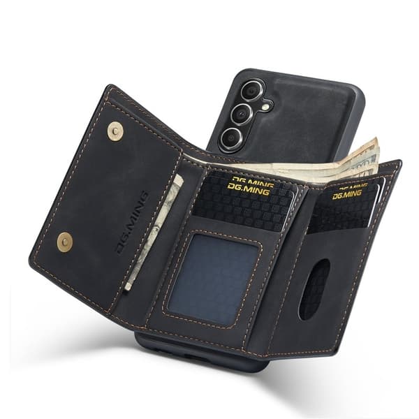 DG.MING M1 Series Mobilskal till Samsung Galaxy S24 FE Kickstand Svart