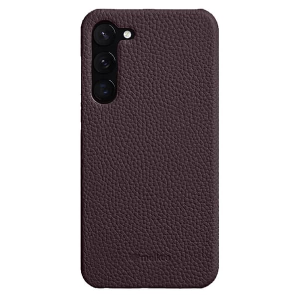 MELKCO Mobilskal för Samsung Galaxy S23 Äkta läder PC - Lila