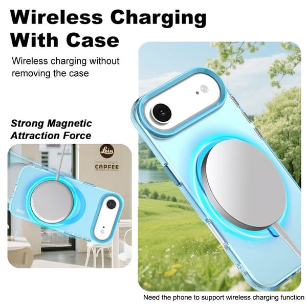 IMAK Mobilskal till iPhone Air MagSafe Anti Drop - Blå Blå