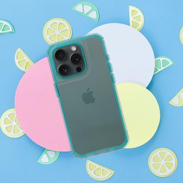 Telefontaske til iPhone 16e Matrix Clear - Mint Grön