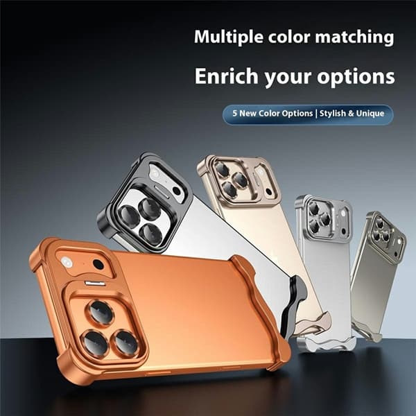 Mobilskal till iPhone 17 Pro Max Heat Dissipating Kickstand - Svart Svart
