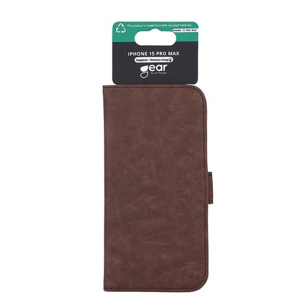 Gear iPhone 15 Pro Max Pung Etui Magsafe - Brun Brun