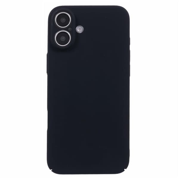 Mobilskal till iPhone 16 Skin-Touch Rubberized PC - Svart Svart