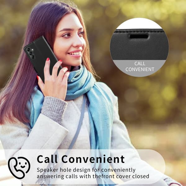 Plånboksfodral för Samsung Galaxy S26 Magnetiskt Konstläder RFID - Rosa