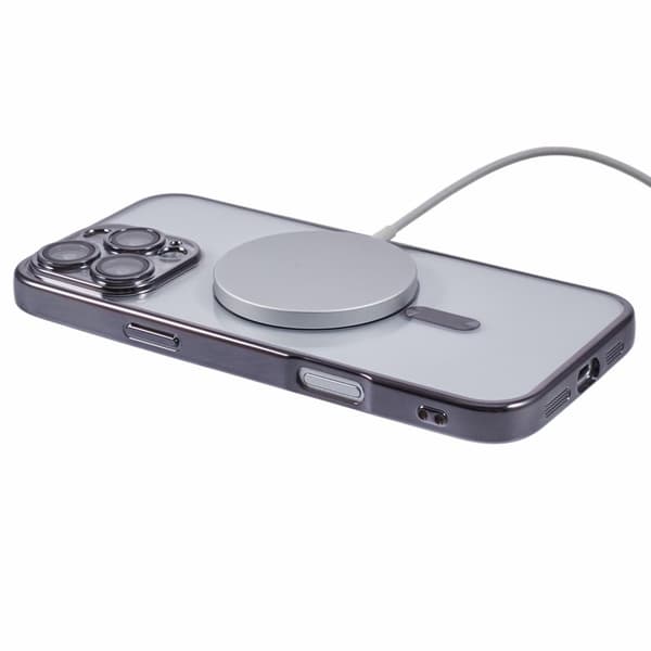 X-LEVEL Mobilskal till iPhone 16 Pro Max MagSafe Transparent TPU Grå