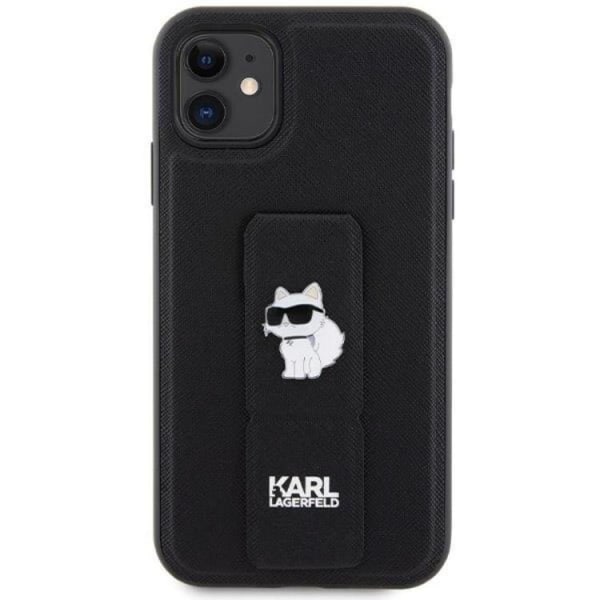 KARL LAGERFELD iPhone 11/XR Mobilskal Gripstand Pins - Svart