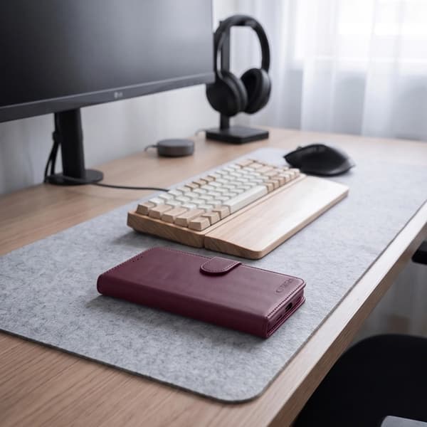 Tech-Protect Plånboksfodral För Xiaomi Redmi Note 17 Pro 5G - Mulberry