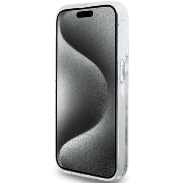 Hello Kitty iPhone 15 Pro Mobilskal Liquid Glitter Charms