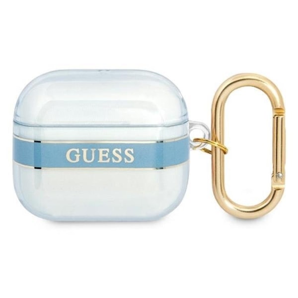 Guess AirPods 3 Skal Strap Collection - Blå