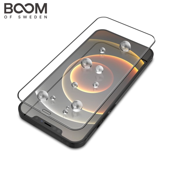 BOOM Buet hærdet glas skærmbeskytter iPhone 12 Mini Transparent