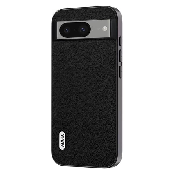 ABEEL Mobilskal till Google Pixel 8 i äkta läder - Svart