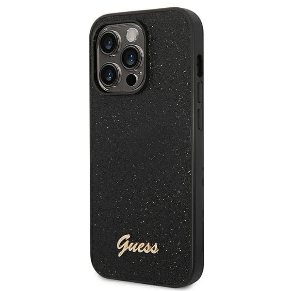 Guess Mobilskal till iPhone 14 Pro MagSafe Glitter Script