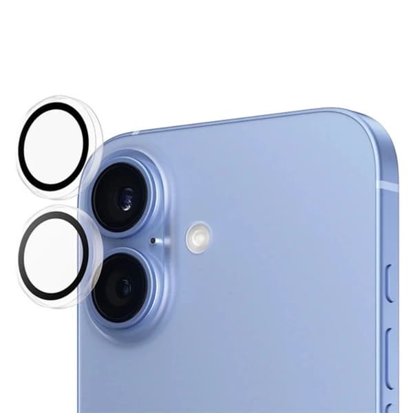 PanzerGlass iPhone 16/16 Plus Kameralinsskydd Härdat Glas