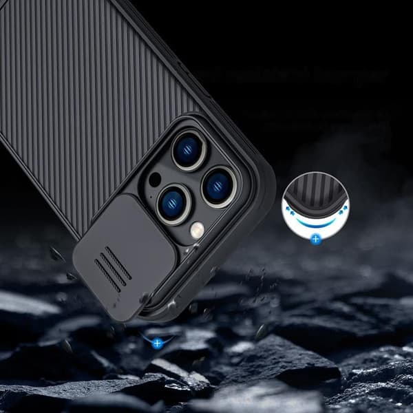 Nillkin iPhone 14 Pro Skal CamShield Pro (PC Och TPU) - Blå Blå