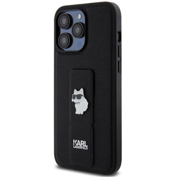 KARL LAGERFELD iPhone 13 Pro Max Mobilskal Gripstand Pins - Svar