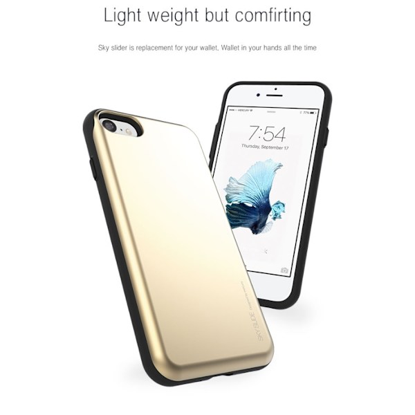 Mercury Sky Slide Skal till Samsung Galaxy S7 Edge - Svart Svart