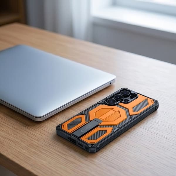 Tech-Protect Mobilskal För Galaxy S26 Ultra Magsafe Magblast 2-Set - Orange