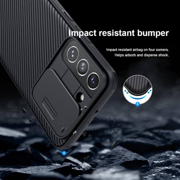 Nillkin Camshield Skal Galaxy S22 Plus 5G - Svart Svart
