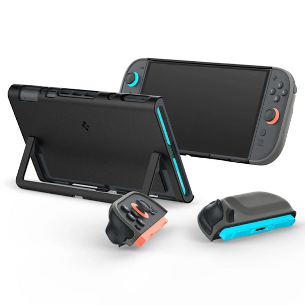 Spigen Nintendo Switch 2 Etui Nano Pop - Sort Sesam Svart