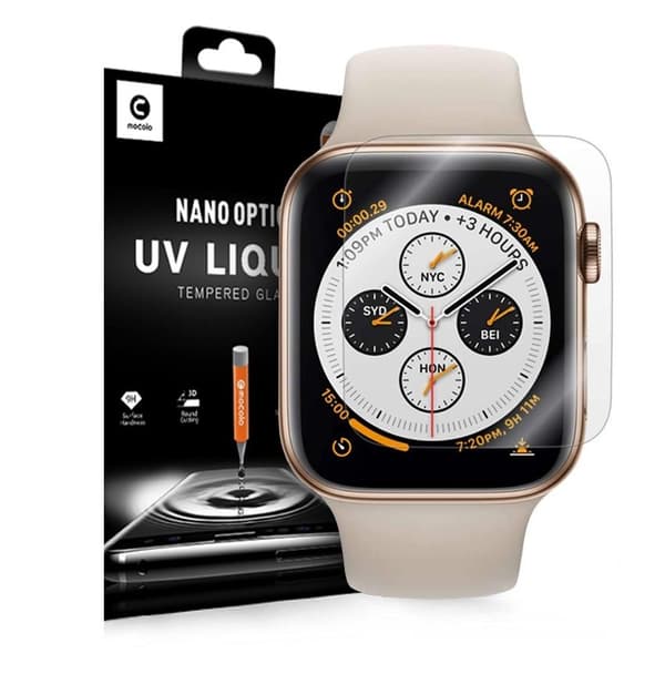 MOCOLO UV Glas Apple Watch 4/5 (44Mm) Clear Transparent