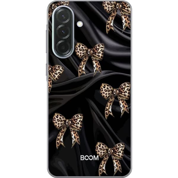 Telefontaske til Samsung Galaxy A36 med Leopard Bow