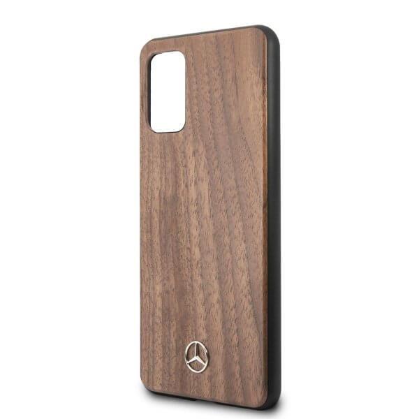 Mercedes Case S20 + G985 Cover Wood Line Walnut Brown Brown