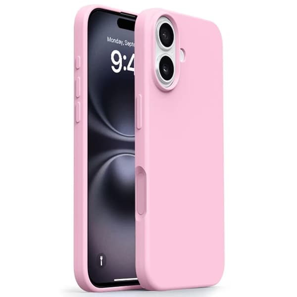 Mobilskal till iPhone 17 MagSafe Ultra Thin Silicone - Sakura Rosa Rosa