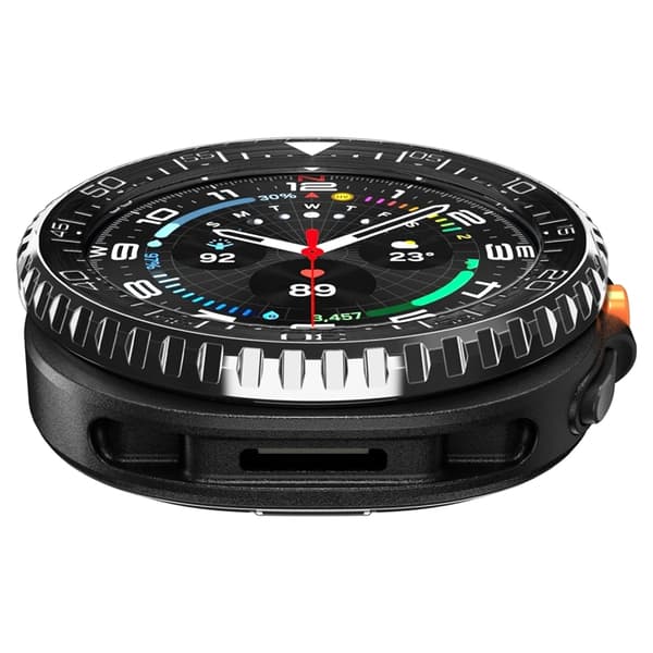 Spigen Galaxy Watch 8 Classic (46mm) Etui Bezel Tune Pro - Sort Svart