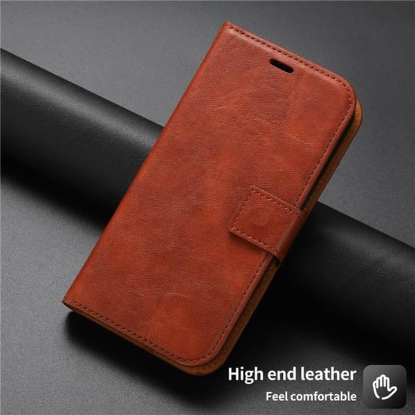 iPhone 15 Pro Plånboksfodral 2-in-1 Detachable - Brun Brun