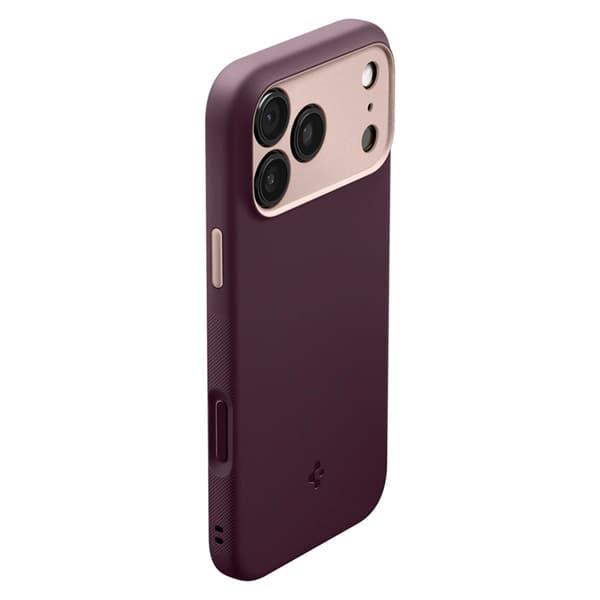 Spigen Mobilskal till iPhone 17 Pro Max Magsafe Nano Pop - Burgundy Bean Lila