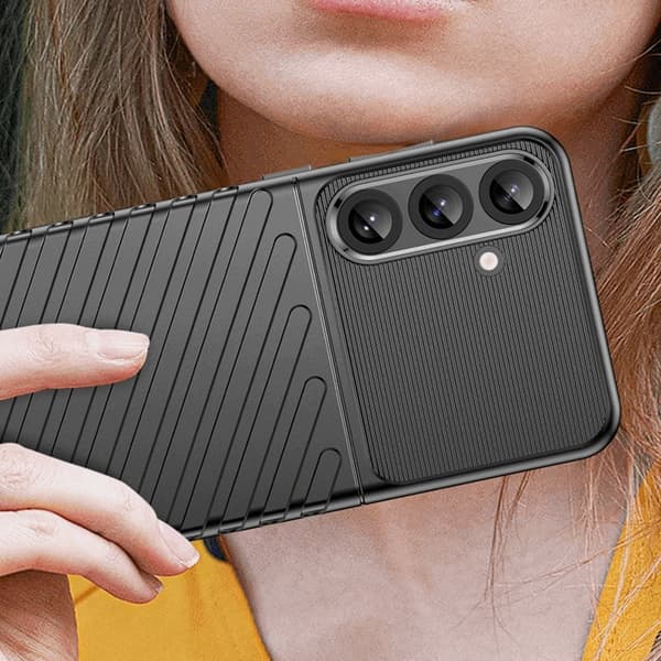 Mobilskal till Galaxy S25 Plus Thunder Armored - Svart Black