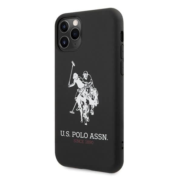 U.S. Polo Assn. Silicone Collection iPhone 11 Pro Max Cover Sort Black