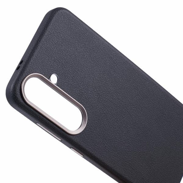 X-LEVEL Mobilskal till Galaxy S25+ MagSafe PU Läder Hård PC Svart