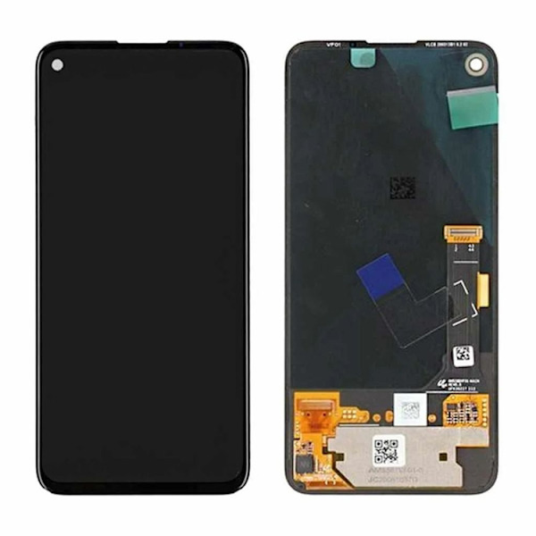 Google Pixel 4A 5G Skärm med LCD-display Svart