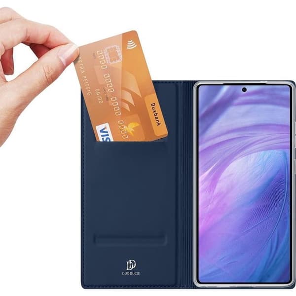 DUX DUCIS Skin Pro Galaxy S25 Ultra Plånboksfodral PU Läder - Blå Blå