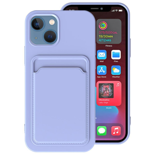 iPhone 12 Mini -kotelo korttipaikalla - violetti