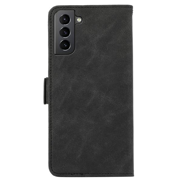 ABEEL Samsung Galaxy S21 Plånboksfodral Konstläder RFID-Skydd Svart