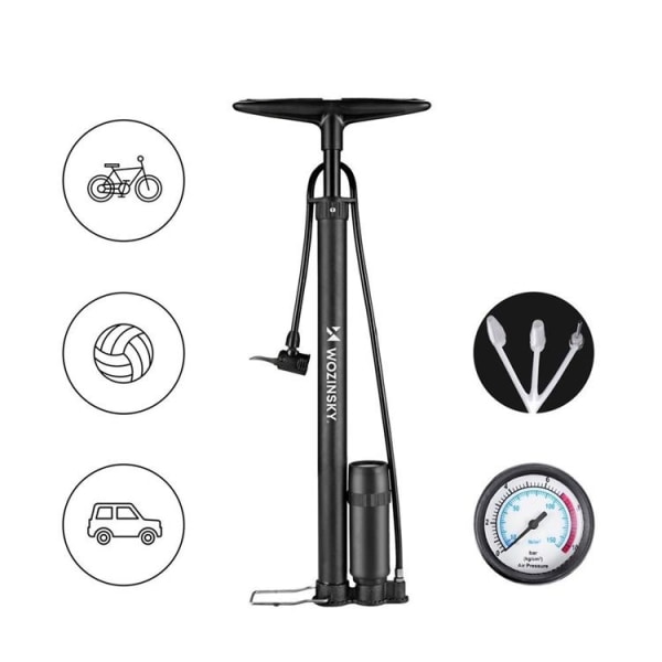 Wozinsky Universal 5in1 polkupyörän pumppu