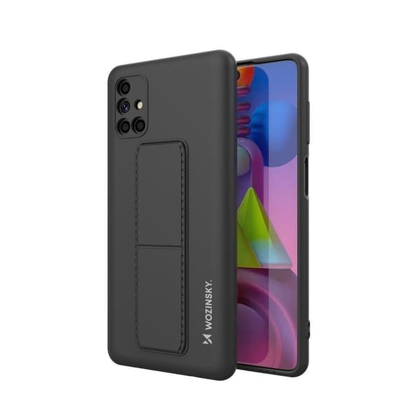 Wozinsky Kickstand SilikonSkal Samsung Galaxy M51 - Musta Svart