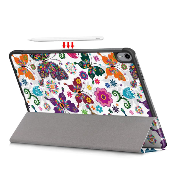 Fodral iPad Air 4 10.9 (2020) - Butterfly & Flowers
