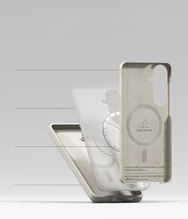 Ringke Mobilcover Til Galaxy S26 Plus Magsafe Silikone - Stone Beige