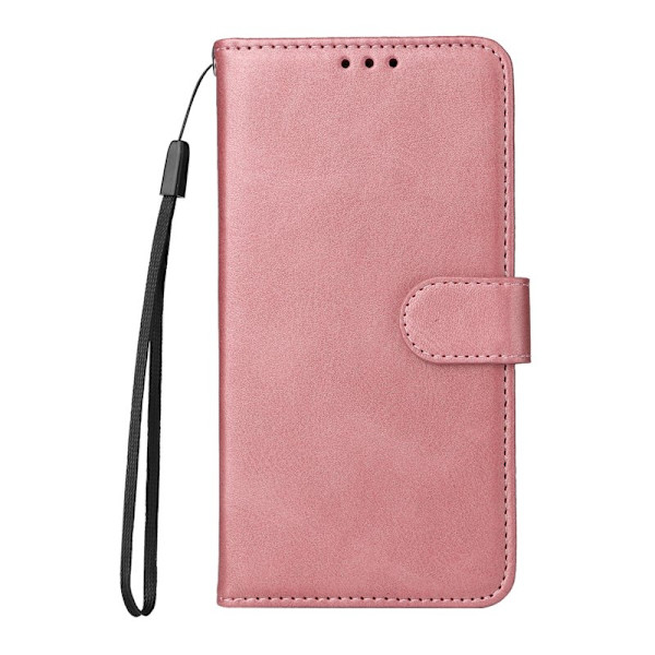Samsung Galaxy S26 Plus Plånboksfodral Konstläder Folio Flip - Rosa