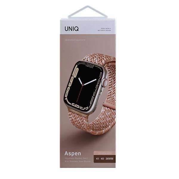 UNIQ Aspen Braided Strap Apple Watch 40/38/41mm - Rosa