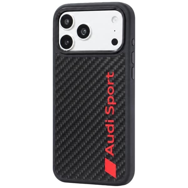 Audi Mobilskal För iPhone 18 Pro Max/17 Pro Max Magsafe R8 Carbon Fiber