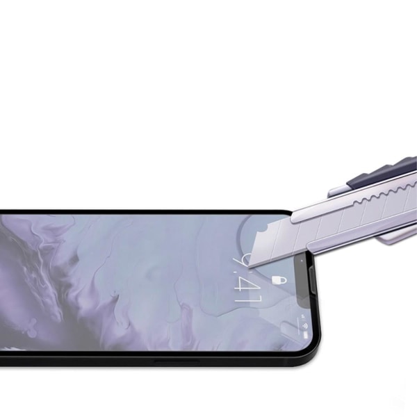 MOCOLO karkaistu lasi näytönsuoja iPhone 13 & 13 Pro - musta Black