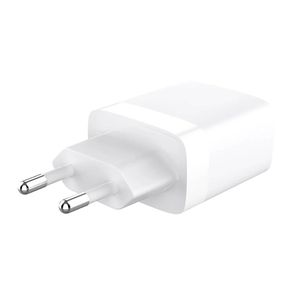 Gear Snabbladdare 220V 1xUSB-C PD/PPS 30W + Kabel USB-C - Vit Vit
